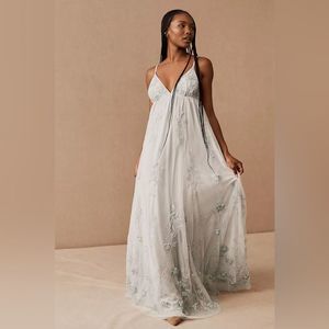 Anthropologie x BHLDN Jules Beaded Maxi Dress